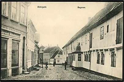 Bogense. Østergade med Fabricius møbelmagasin. N. Ehlert no. 3352.