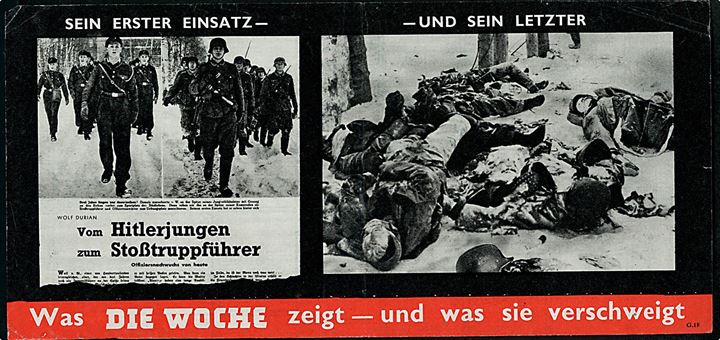 Britisk propaganda flyveblad: Hitler kann den Krieg nicht mehr gewinnen, er kann ihn nur verlängern. Nedkastet af Royal Air Force over Tyskland. No. G.18