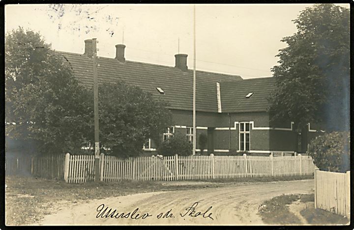 Sdr. Utterslev skole ved Kastager. Fotokort u/no. 