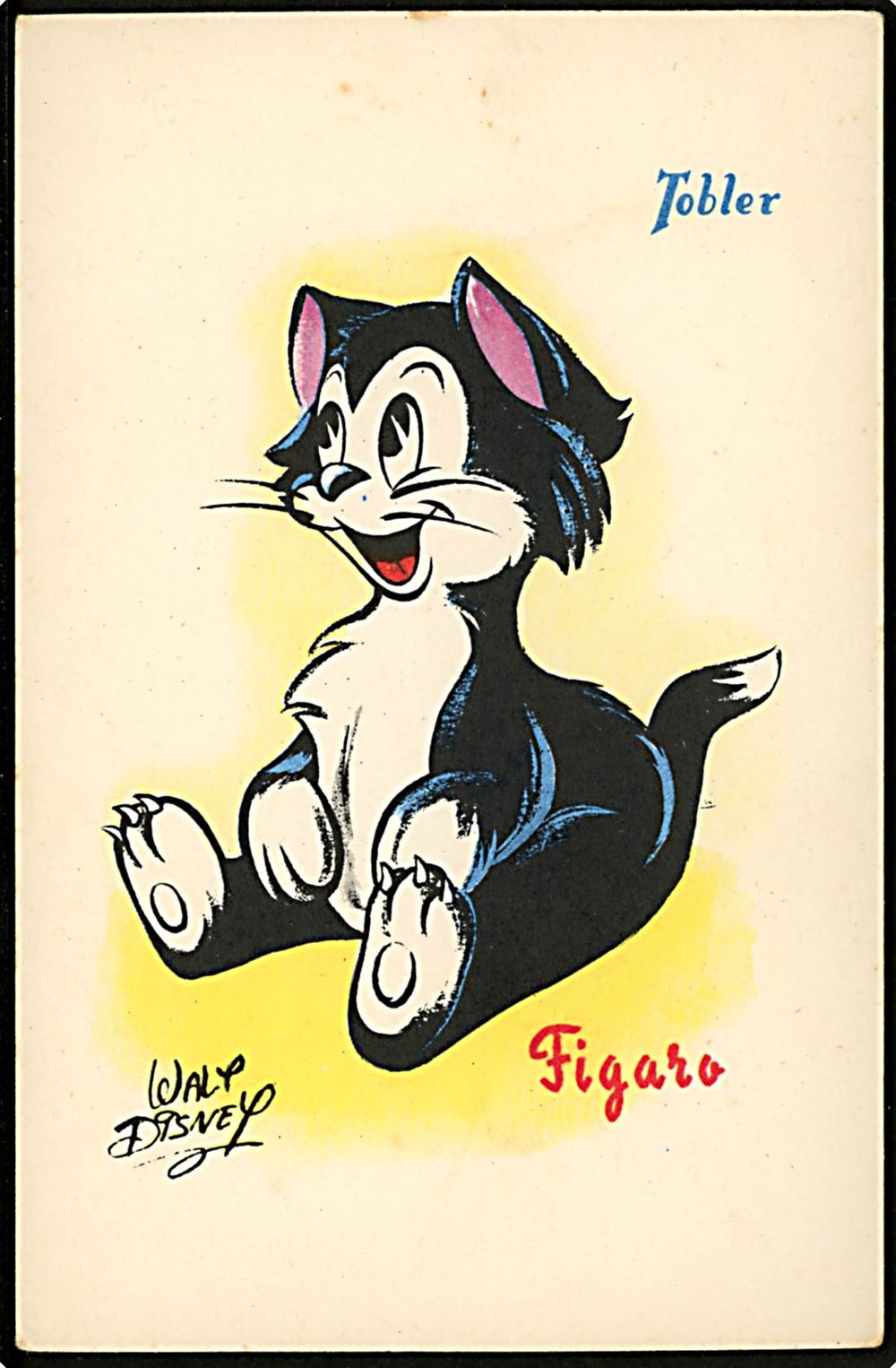 Walt Disney Geppetto's kat Figaro fra