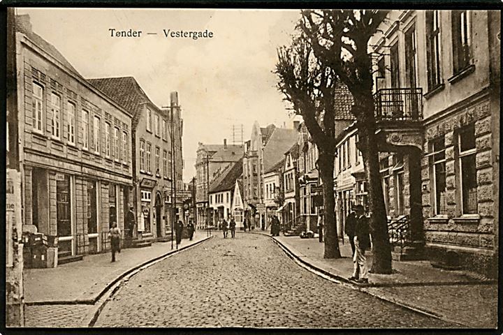 Tønder. Vestergade. J. Boisen no. R50.