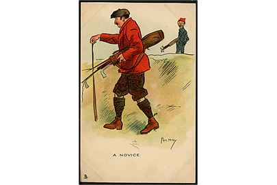 Phil May: Sport. A Novice Golf. Tuck serie 1776. 