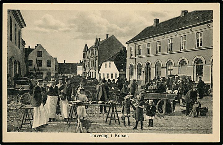 Korsør. Torvedag. H.P. Jensen no. 1420/16.