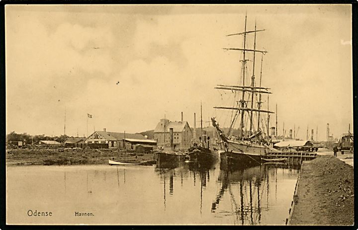 Odense. Havnen. Einar O. Kull u/no. 