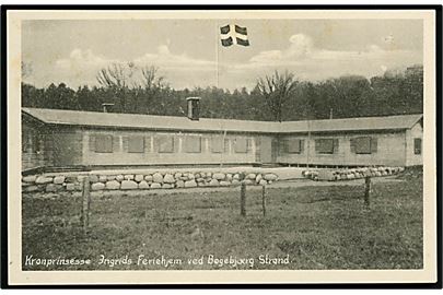 Bøgebjerg strand. Kronprinsesse Ingrids Feriehjem. H. Schmidt u/no. 