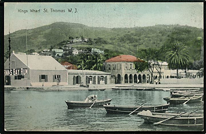 D.V.I., St. Thomas, Kings Wharf. Edw. Fraas u/no. Kvalitet 8