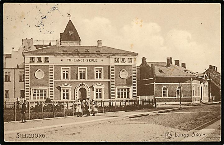 Silkeborg. Fr. Langs Skole. M. Digmann no. 5209.