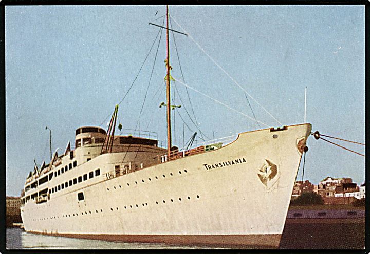 Transilvania, M/S, Romanian Maritime and Fluvial Navigation Company. Bygget af B&W i København 1938.