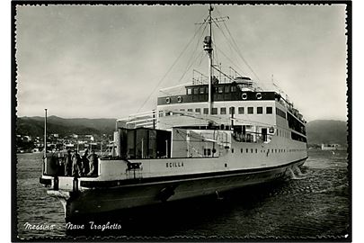 Scilla, S/S, Ferrovie dello Stato jernbanefærge over Messinastrædet. 