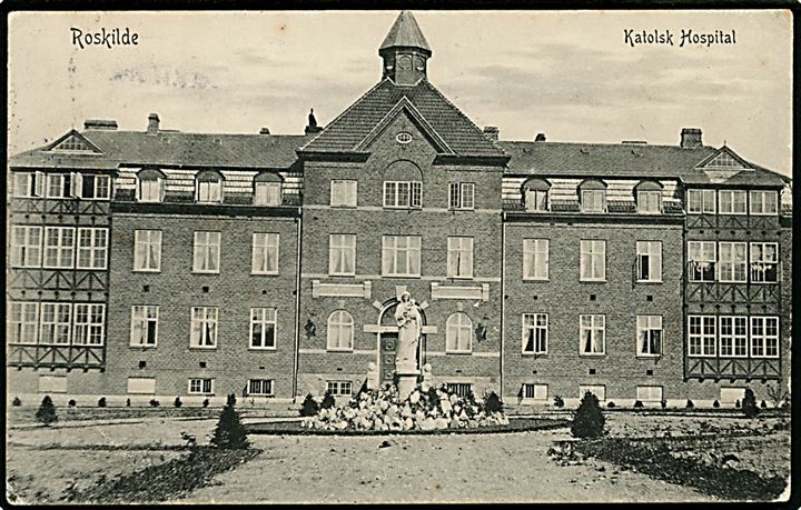 Roskilde. Katolsk Hospital. P. Alstrup no. 5610. Hjørneknæk. 