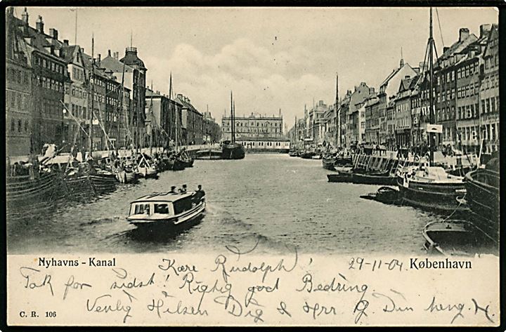 Købh., Nyhavns kanal. C.R. no. 106.