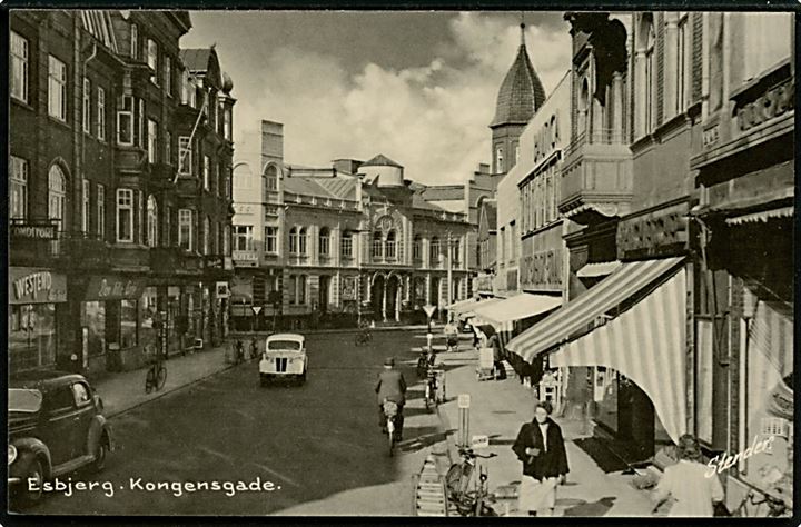 Esbjerg. Kongensgade. Stenders Esbjerg no. 75 K.