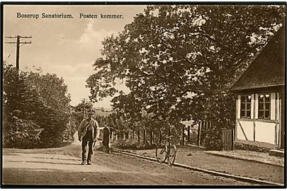 Boserup Sanatorium ved Roskilde. Posten kommer. E. Flensborg no. 936.