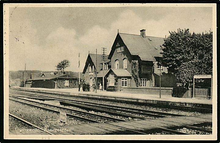 Espergærde jernbanestation. F. Sørensen no. 209.