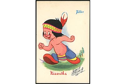 Walt Disney. Little Hiawatha. Fransk reklame for “Tobler” chocolade. Georges Lang, Paris u/no.