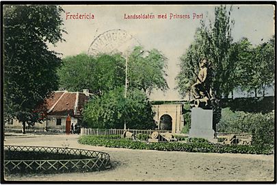 Fredericia. Landsoldaten ved Prinsens port. Marie Petersen u/no. 