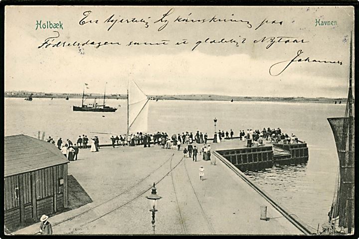 Holbæk. Havnen. P. Alstrup no. 1064.