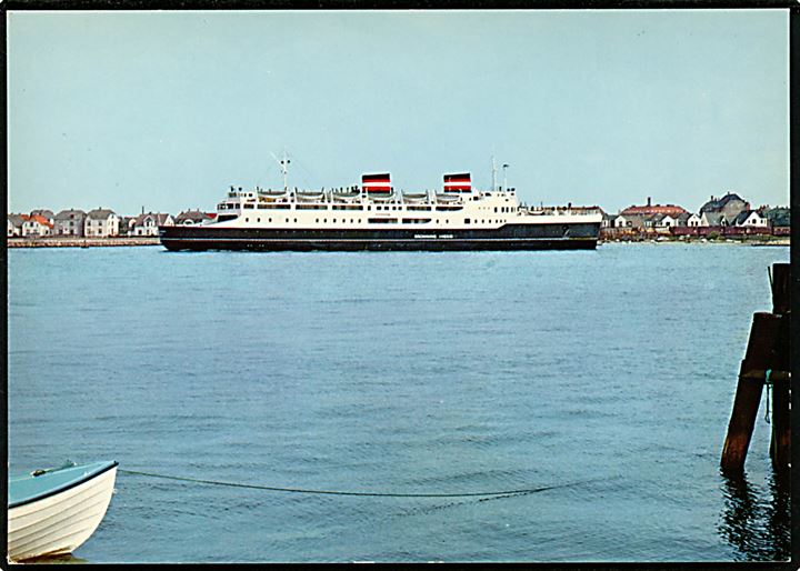 Dronning Ingrid, M/S, DSB Storebæltsfærge i Korsør. Banegårdskiosken no. 2209.