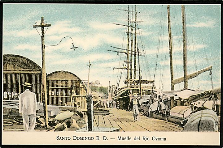 Dominikanske Republik, Santo Domingo, Muelle del Rio Ozama. 