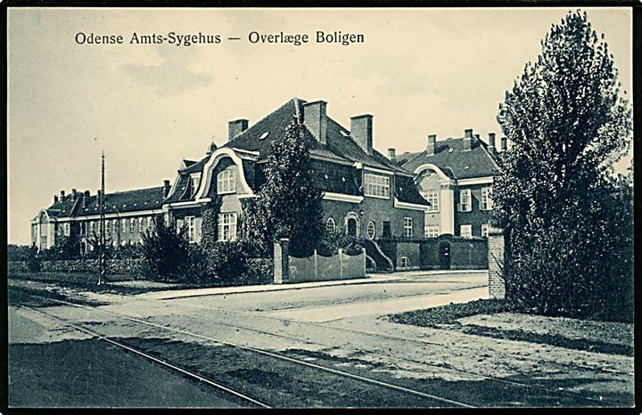 Odense. Amts Sygehus - Overlæge Boligen. Pedersen no. V 20.