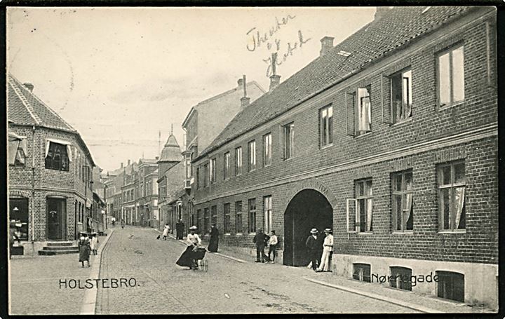 Holstebro, Nørregade. Stenders no. 8216.