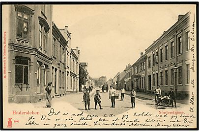 Haderslev, Norderstrasse (Nørregade). M. Glückstadt & Münden no. 5995.