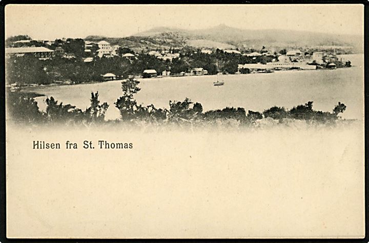 D.V.I., St. Thomas. Hilsen fra. U/no.