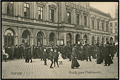 Odense. Musik på Flakhaven. Stenders no. 284.