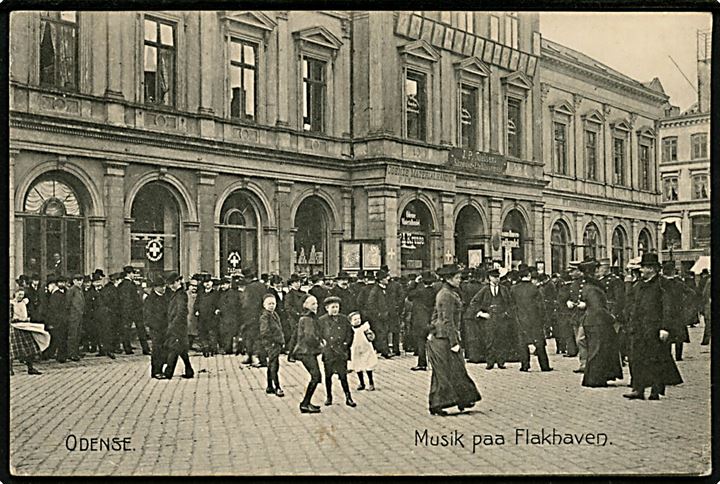 Odense. Musik på Flakhaven. Stenders no. 284.