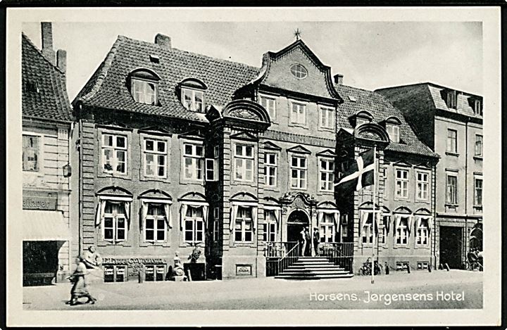 Horsens. Jørgensens Hotel. Stenders Horsens no. 183.