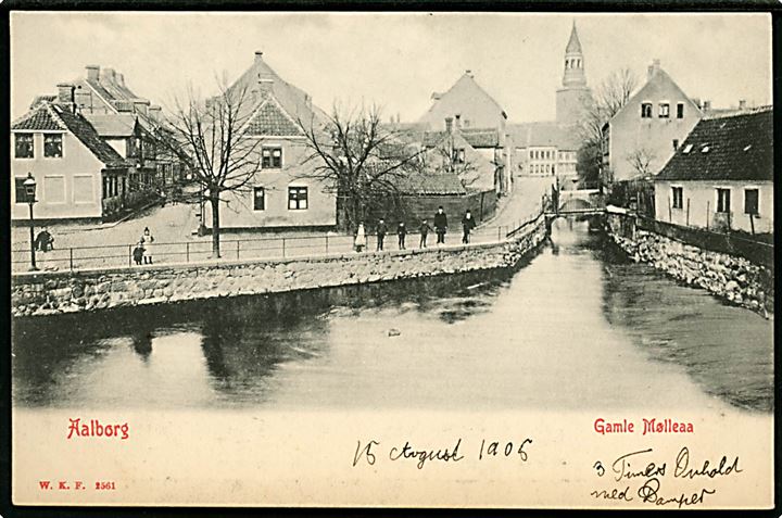 Aalborg, Gamle Mølleaa. Warburg no. 2561