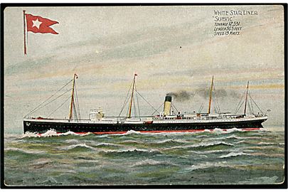 Suevic, S/S, White Star Line, Liverpool. 