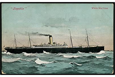 Republic, S/S, White Star Line, Liverpool. 