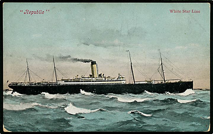 Republic, S/S, White Star Line, Liverpool. 