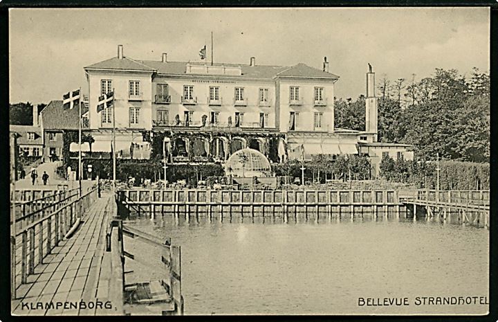 Klampenborg. Bellevue Strandhotel. Fotograf Orla Bock. A. Vincent no. 3216.