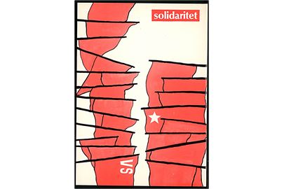 Solidaritet. Politisk kort fra Venstresocialisterne (VS). U/no.