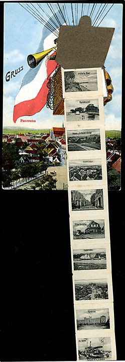 Haderslev, Gruss aus med luftballon og fotolomme. M. Glückstadt & Münden no. 53452