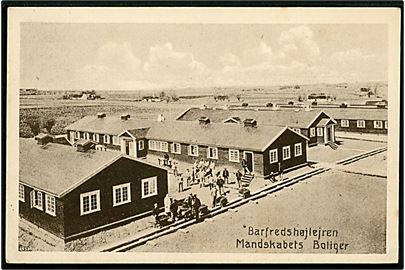 Barfredshøjlejren. Mandskabets boliger. Foreningen Dannevirke no. 431.