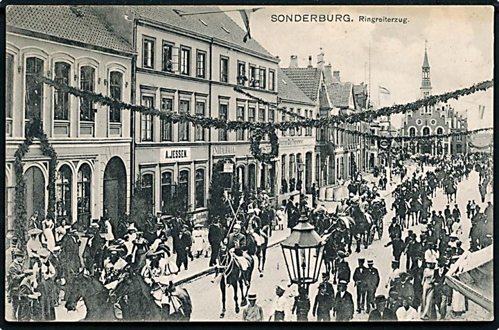 Sønderborg, Ringrideroptog. H. Gwallig u/no.