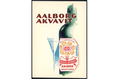 Aalborg Akvavit. Reklamekort An. 290/52. F. E. Bording u/no.