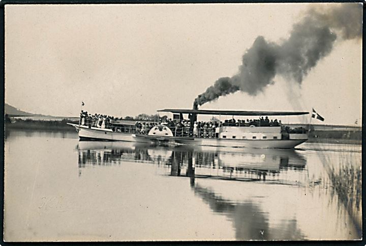 Hjejlen, dampbåd på Silkeborgsøerne. Fotograf K. N. Baunsgaard, Ry.