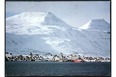 Færøerne, Skali i sne. Føroya Myndir u/no.