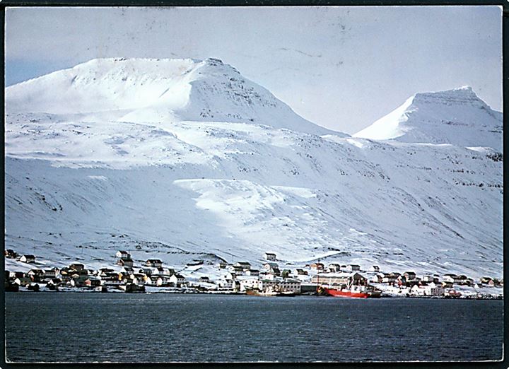 Færøerne, Skali i sne. Føroya Myndir u/no.