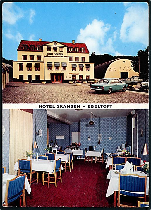 Ebeltoft, Hotel Skansen. Barfod Offset u/no.