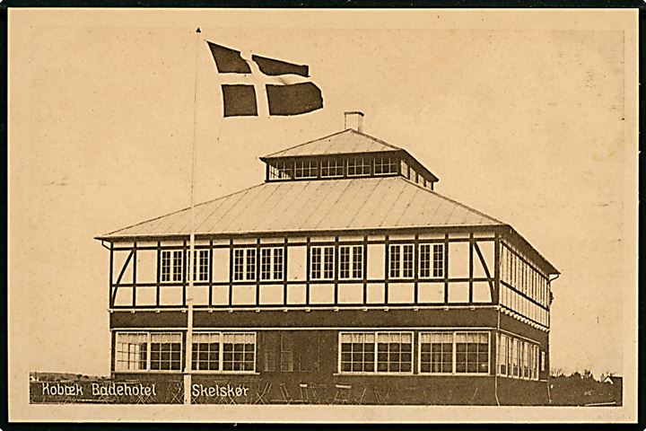 Kobæk pr. Skælskør. Badehotellet. Stenders no. 61673.