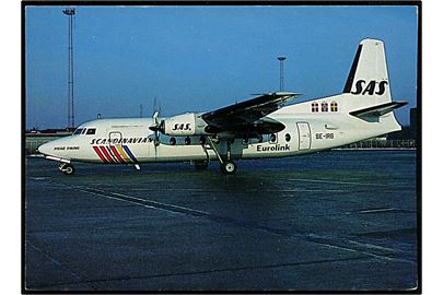 SAS Fokker F-27 Friendship SE-IRG Vigge Viking. Aeroprint no. 976025.