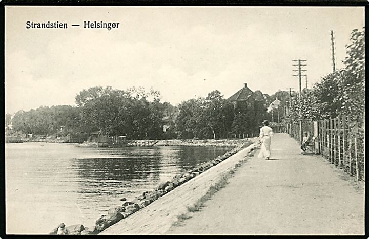 Helsingør. Strandstien. J.M. Helsingør no. 278.