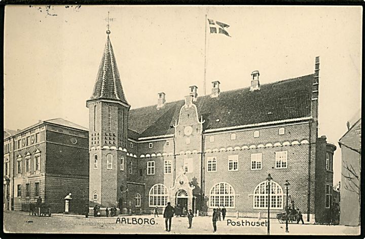 Aalborg post og telegrafkontor. Stenders no. 21441.