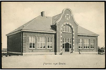 Maribo nye skole. Sophus Nissen no. 18708.