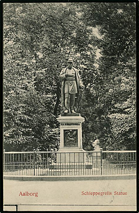 Aalborg, Schleppegrells statue. W. & M. no. 248.